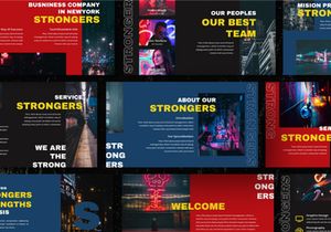 Strongers Creative Google Slide Template