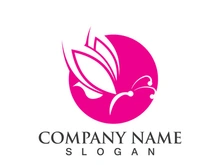 Butterfly logo template symbol vector icon design