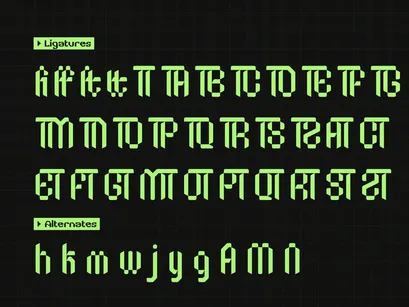 Bitstream Screen | Pixelated Font