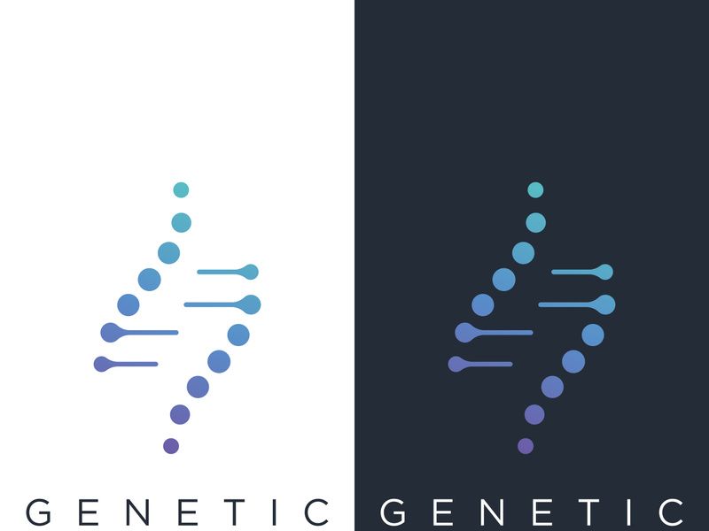 DNA element logo. Bio tech, DNA people, bio DNA, spiral DNA. Logo can be for science, pharmacy and medical.