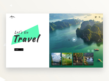 Travel website preview picture