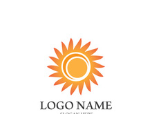 Sun vector illustration icon logo template design