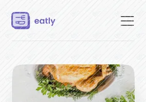 Eatly - Página de Destino e UI KIT de Entrega de Comida