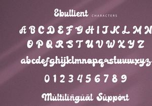 Ebullient - Rough Script