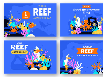 9 World Reef Awareness Day Illustration