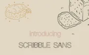 Scribble Sans – Hand Drawn Sketch Font | Rough Display Typeface