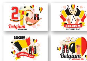 10 Belgium Independence Day Illustration
