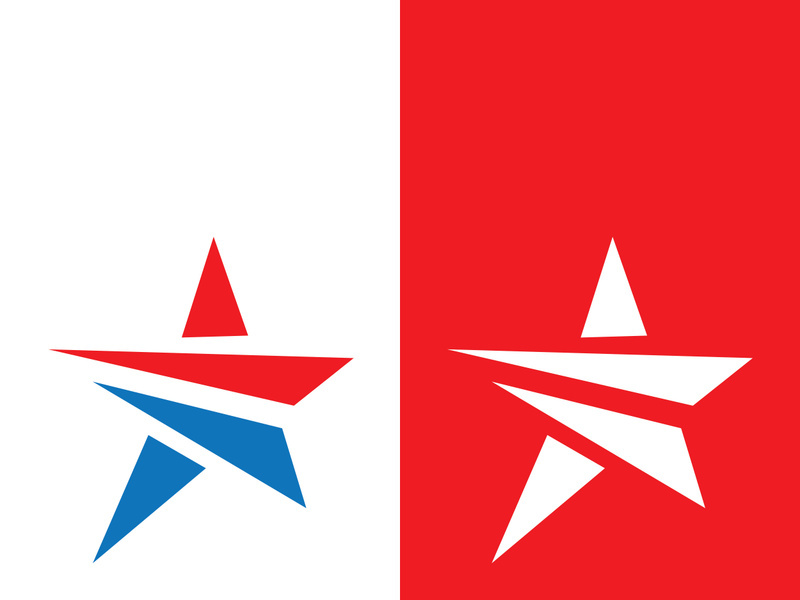 Star icon template vector illustration design