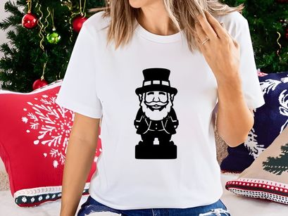 Leprechaun Silhouette with Hat