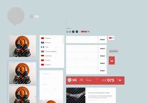 Photography Magazine Web Page UI Kit