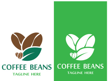 Coffee bean logo for cafe, business, label. preview picture