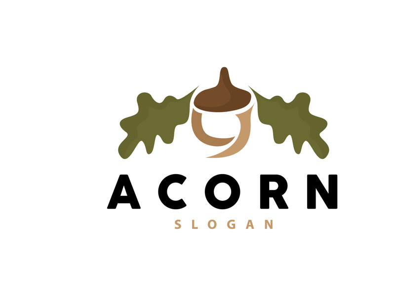 Acron Logo, Premium Design Simple Vintage Retro Style