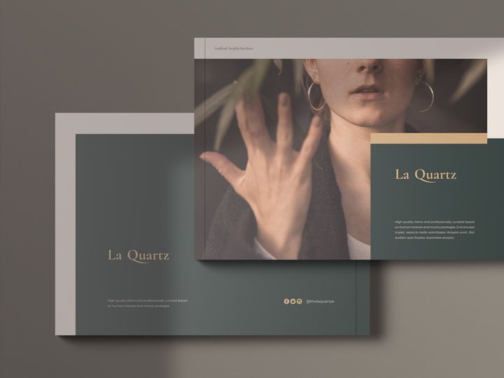 LaQuartz Lookbook Portfolio Brochure