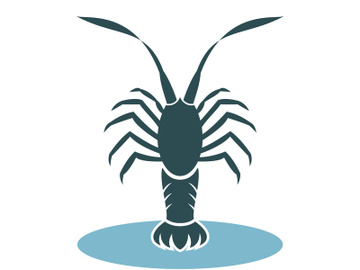 Vintage lobster logo preview picture