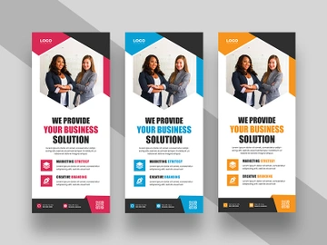 Marketing Agency Roll Up Standee Banner Ver-6 preview picture