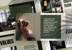 MANIEFESTO Creative Agency PowerPoint Template