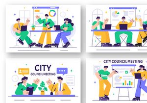 8 City Council Meeting Illustration
