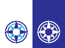 Compass logo template vector icon illustration design