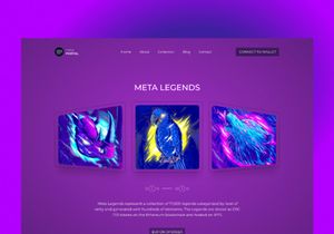 NFT- Digital artwork Marketplace lending Page