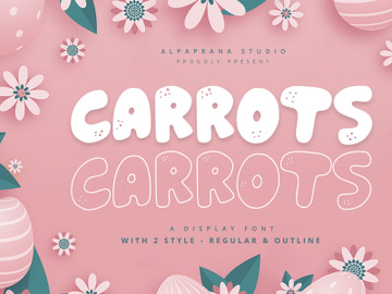 Carrots - Display Font preview picture