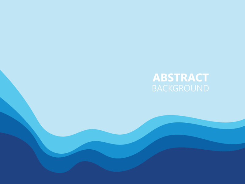 Blue wave water background wallpaper vector