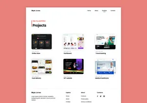Personal Portfolio Website UI Template