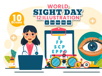 12 World Sight Day Illustration