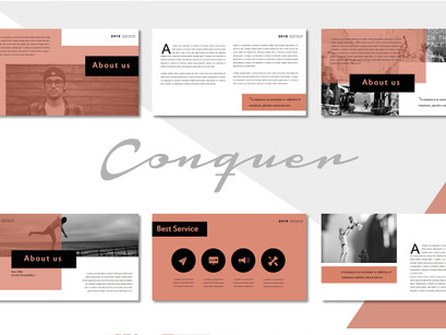 Free Conquer Powerpoint Template