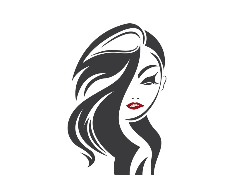 Women beauty, salon, spa, hair minimalist logo design inspiration