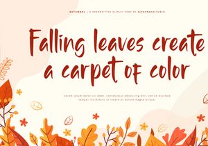 Autumnal - Handwritten Font