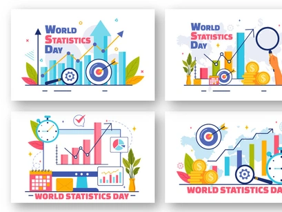 9 National Statistics Day illustration