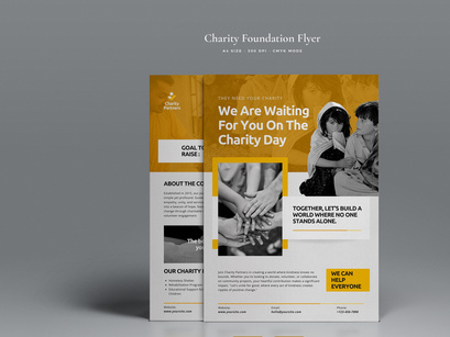 Charity Donation Marketing Flyer