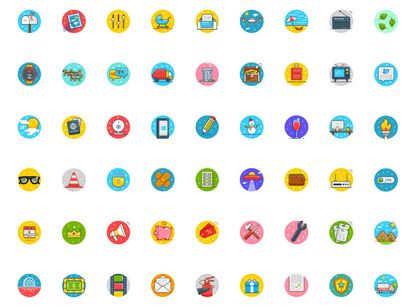 Online Stores and Sales Icons & Illustrations Pack