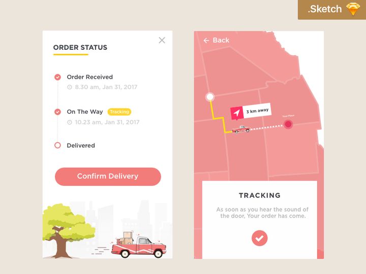 Order Status Page [Sketch]