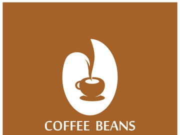 Premium coffee bean logo design. preview picture