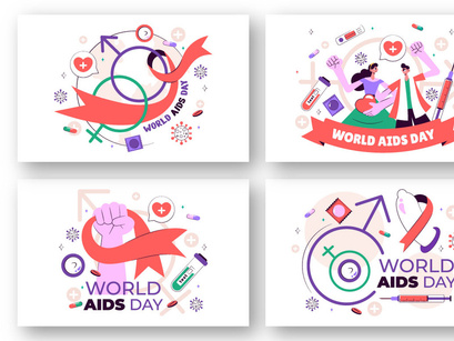 10 World AIDS Day Illustration