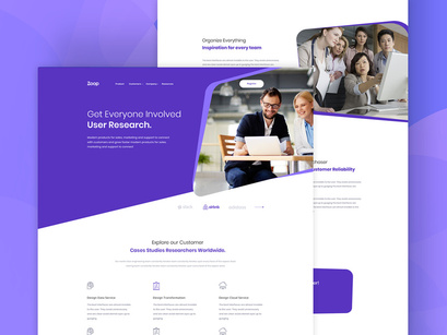 Zoop I Agency Landing Page