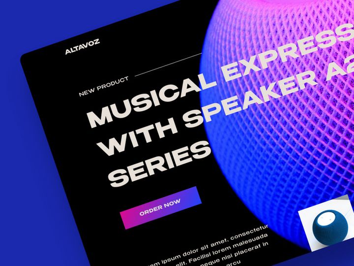 Alvatoz - Hero Speaker Landing Page