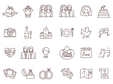 Free Wedding Icons preview picture