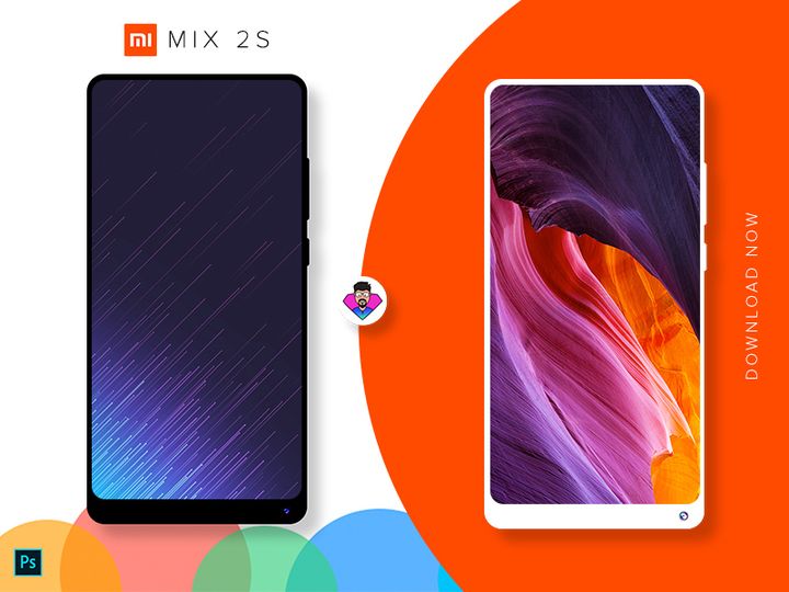 Mi Mix 2S Mockup