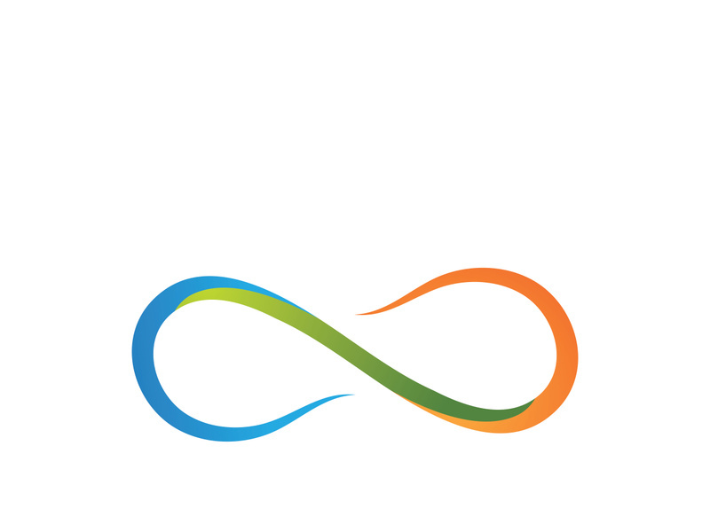 Infinity logo and symbol Design Vector