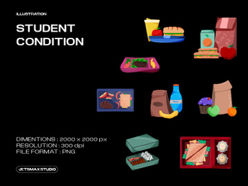 Lunch Box Illustration preview picture