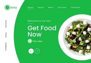 Food Landing Web UI