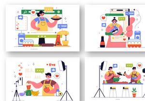 10 Cooking Vlog Illustration