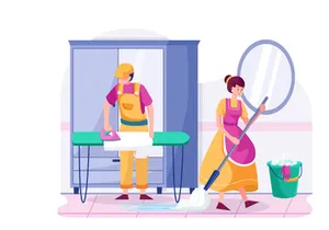 M85_Cleaning service Illustrations