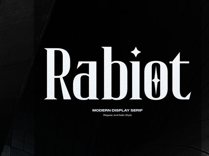 Rabiot | Modern Display Serif