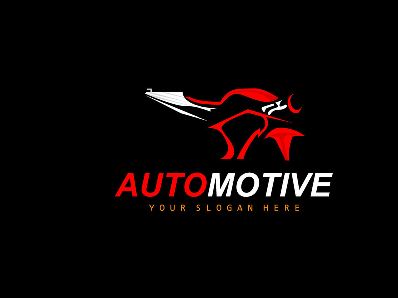 Motorcycle Logo, MotoSport Vehicle Vector, Design For, Automotive