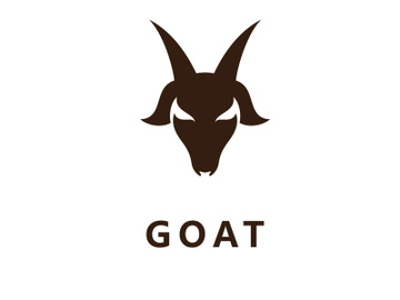Goat logo icon vector template preview picture