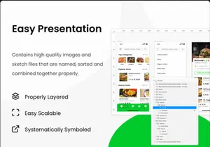 Comida Food App UI Kit