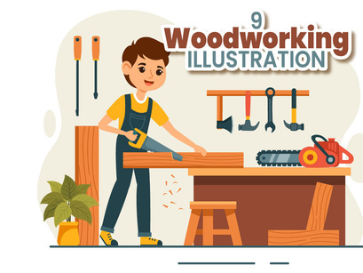 9 Woodworking Illustration